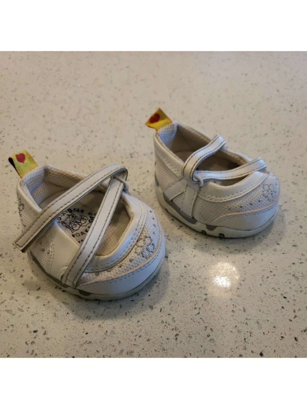 build a bear White Shoes Sneakers Hook & Loop